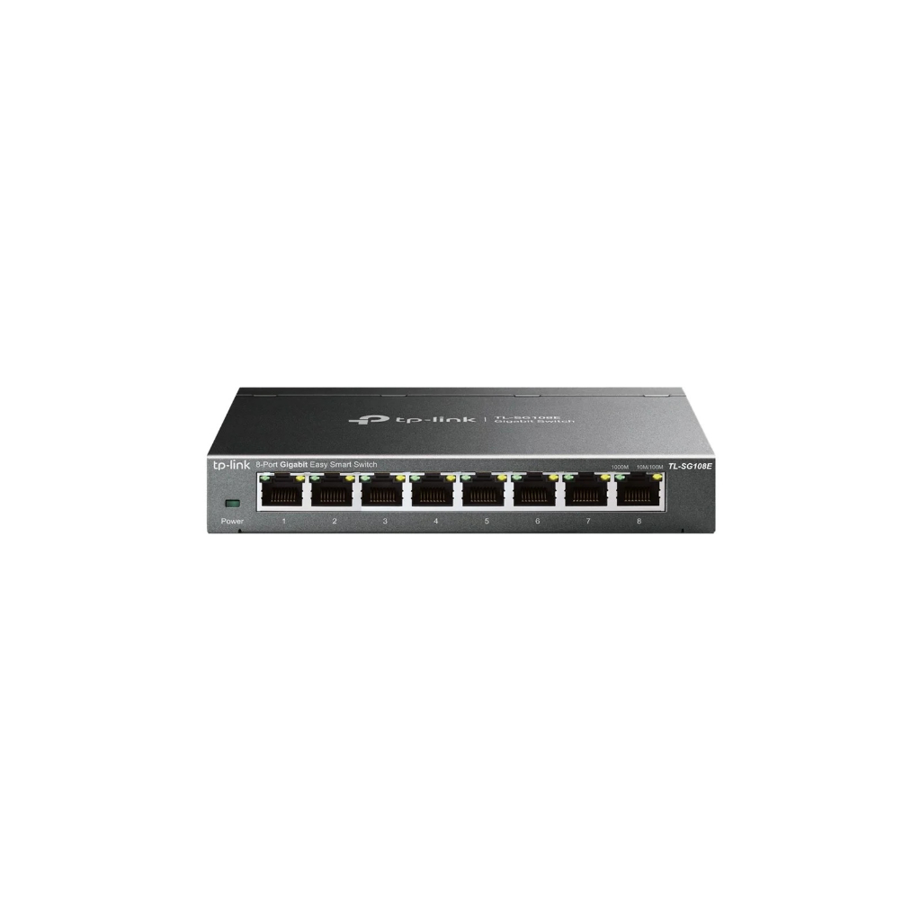 SWITCH TP-LINK TL-SG108E (8-PORT GIGABIT DESKTOP EASY SMART SWITCH)
