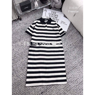 ĐẦM THUN MIDI CỔ BẺ