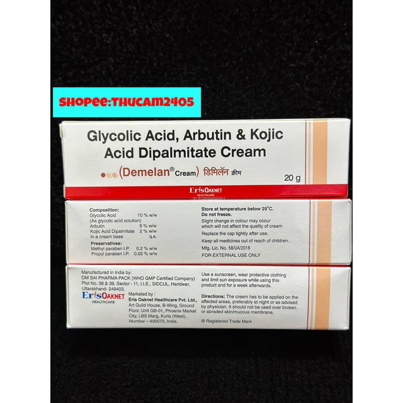 Kem Demelan cream dưỡng trắng sáng da, giảm mờ thâm nám