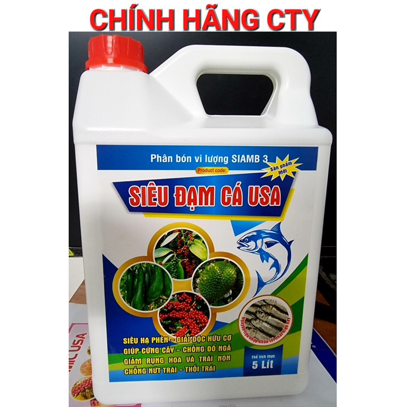 Đạm cá can 5lit Mỹ