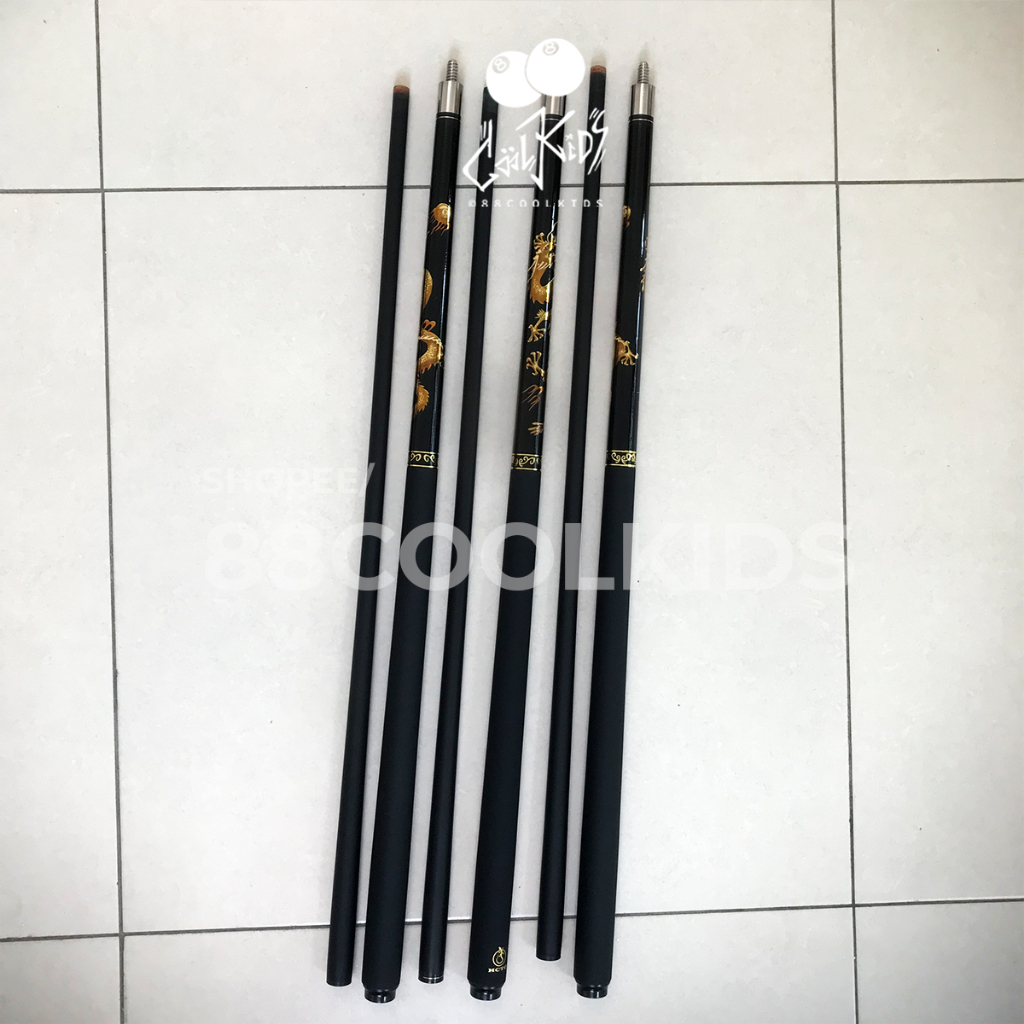 Cơ Bida Lỗ Phủ Carbon Cá Nhân New 2023 - Gậy Bi A Lỗ Cacbon CLB 550g Đầu Tẩy 13mm