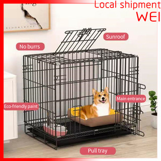 Có thể gập lại Pet Cage Với Pallet Lớn miễn phí không gian cài đặt đơn giản an ninh ổ khóa thiết kế độ cứng tốt cục bộ
