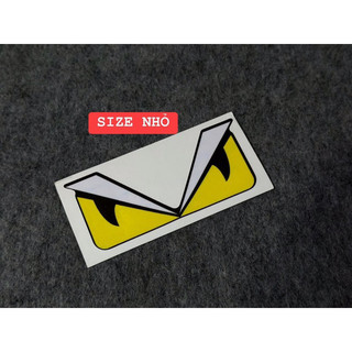 [ 1 MIẾNG ] TEM STICKER MẮT FENDY DÁN ĐƯỢC NHIỀU VI TRÍ