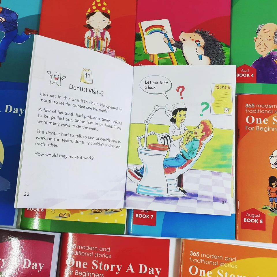 Sách - One Story a Day level 1 - bộ 12 cuốn