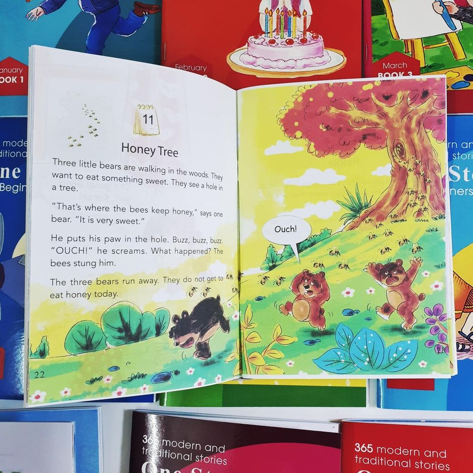 Sách - One Story a Day level 1 - bộ 12 cuốn