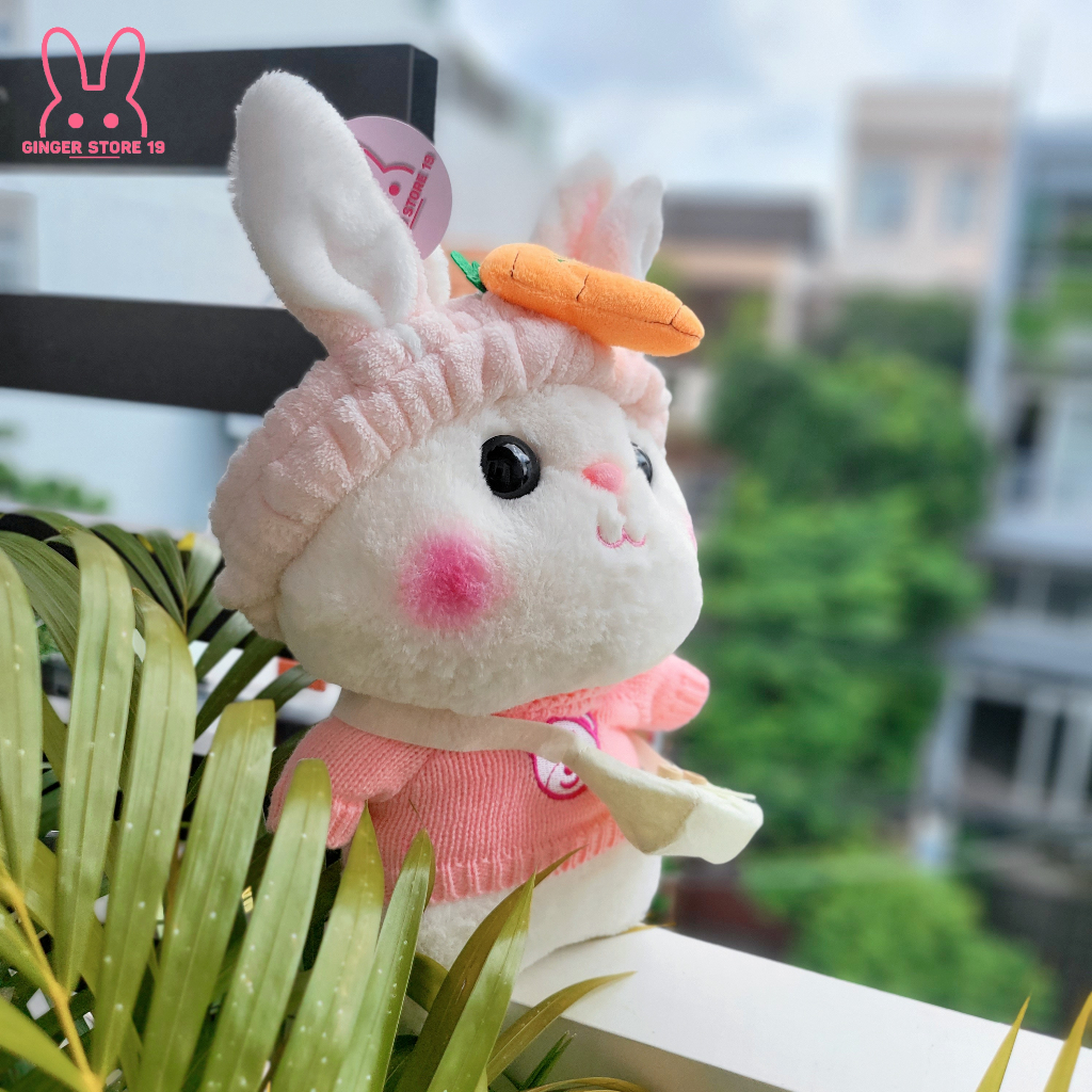 Gấu bông thỏ mặc váy, áo đáng yêu  làm quà tặng bé, quà tặng bạn gái, quà tặng sinh nhật