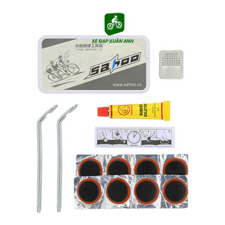 [Siêu rẻ - Free ship] Bộ Dụng Cụ Vá Lốp Xe Đạp Xe Máy Sahoo Tiện Lợi