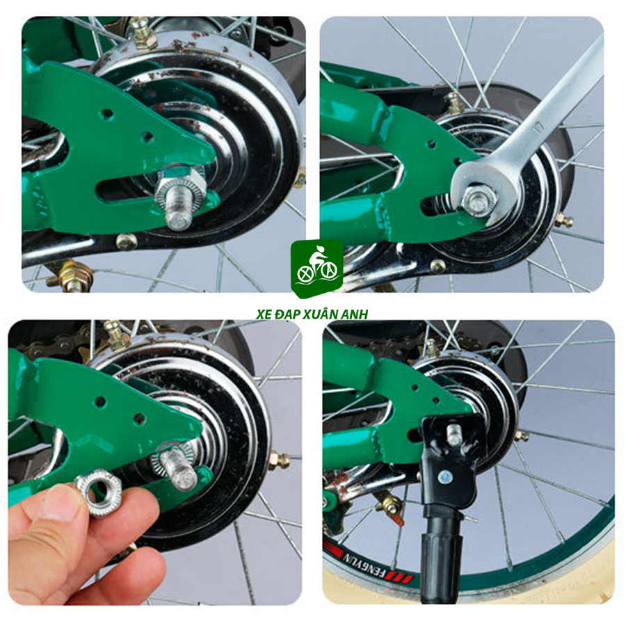 Chân Chống Xe Đạp 12/ 14/ 16/ 18/ 20 Inch