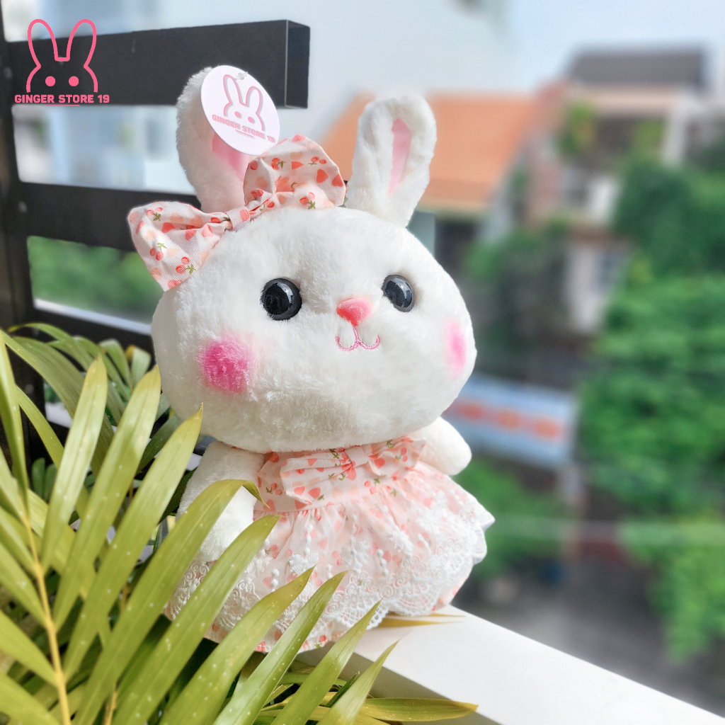 Gấu bông thỏ mặc váy, áo đáng yêu  làm quà tặng bé, quà tặng bạn gái, quà tặng sinh nhật