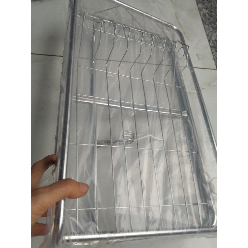 Kệ Inox Đa Năng Úp Chén, Treo Nồi