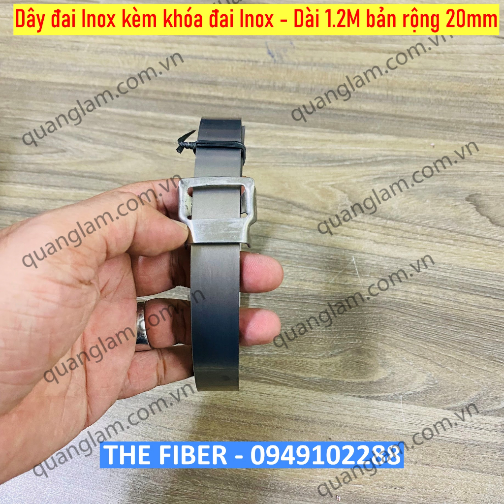Bộ dây đai Inox và khóa đai Inox A20