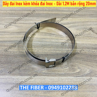Bộ dây đai Inox và khóa đai Inox A20