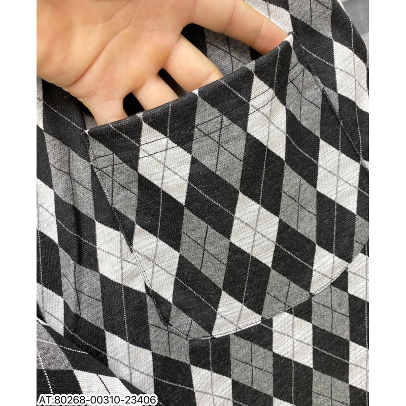 Bộ nam THOM họa tiết loang thêu vân nổi phong cách trẻ trung from chuẩn