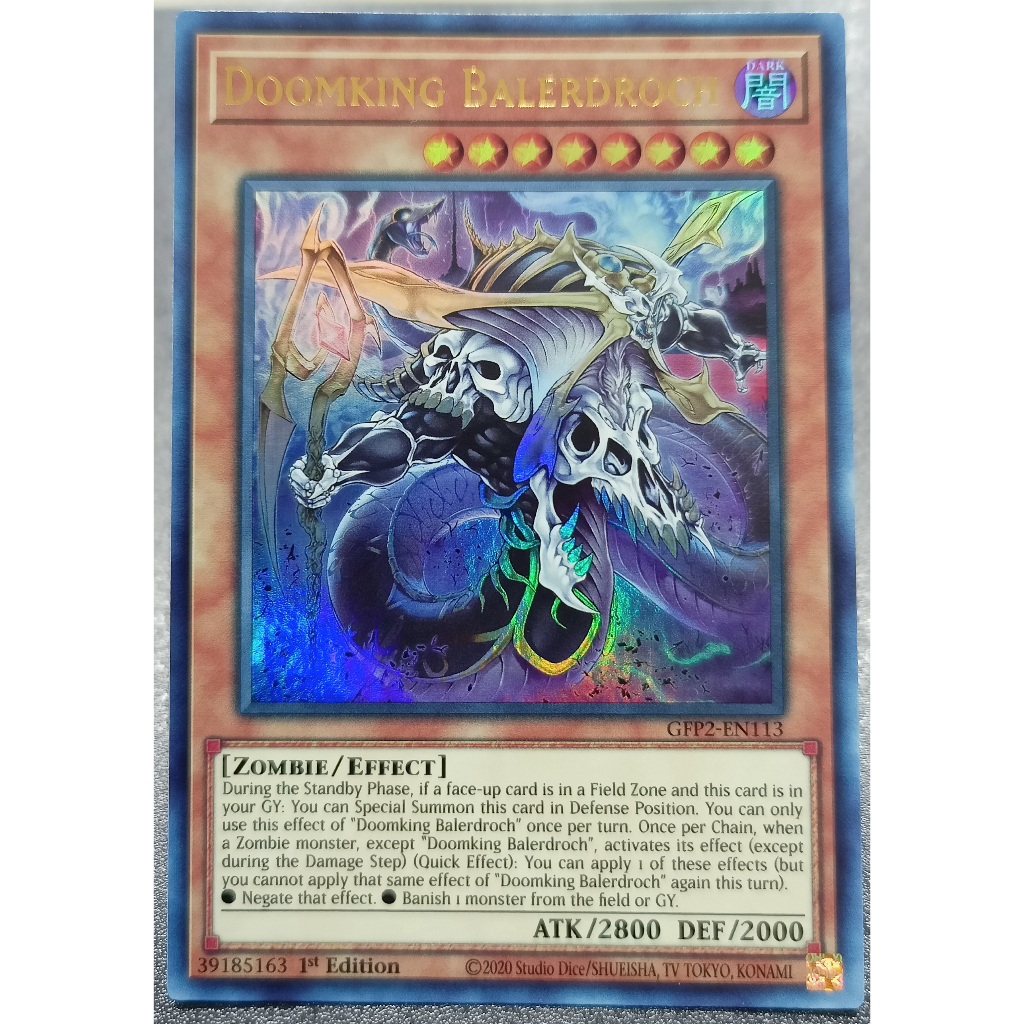 Doomking Balerdroch - GFP2-EN113 - Ultra Rare [Thẻ bài Yugioh]