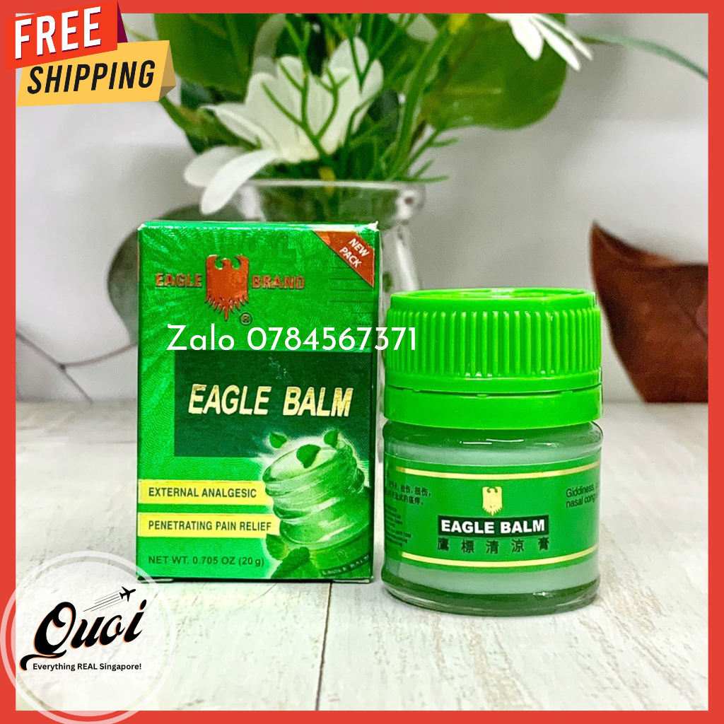 Dầu cù là Con Ó xanh 20g - cao xoa bóp con Ó xanh - Eagle Balm