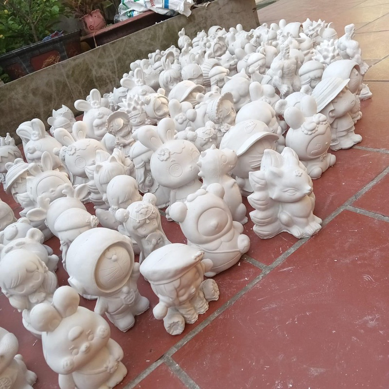 Tượng tô thạch cao size to hình tuỳ chọn kèm màu