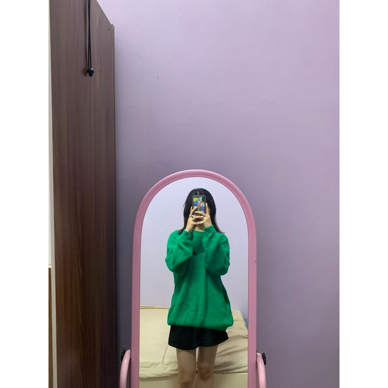 New Áo Len Xanh Lá