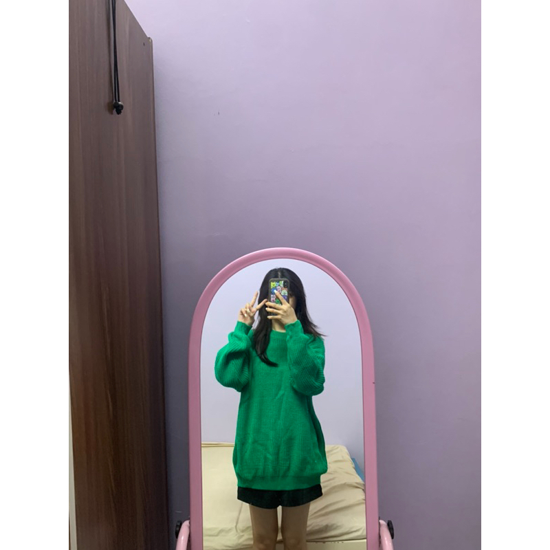 New Áo Len Xanh Lá