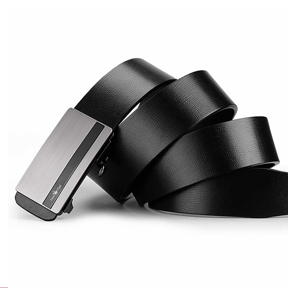 Thắt lưng nam , dây nịt nam cao cấp Fareopaul Full hộp đựng chất liệu da bò nguyên tấm V38