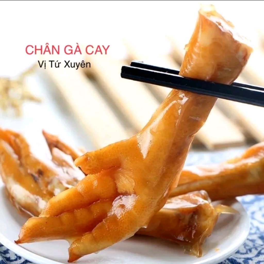 Chân gà tương thơm đỏ 35g chân gà vị tứ xuyên sản xuất tại việt nam