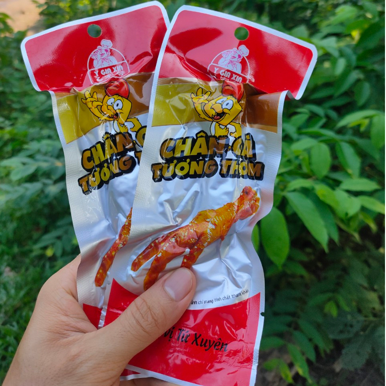 Chân gà tương thơm đỏ 35g chân gà vị tứ xuyên sản xuất tại việt nam