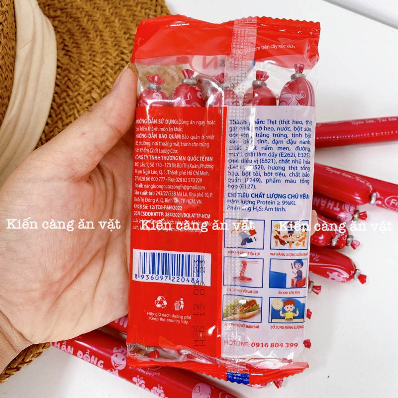 Xúc xích heo ăn liền 1 cây 21g
