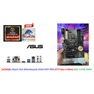 Bo mạch chủ asus h97-pro m2/ 4 khe ram