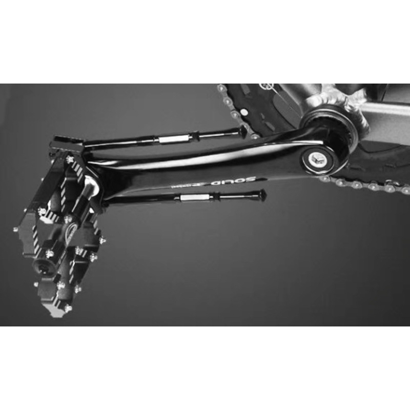 Chân chống xe đạp loại gắn bàn đạp