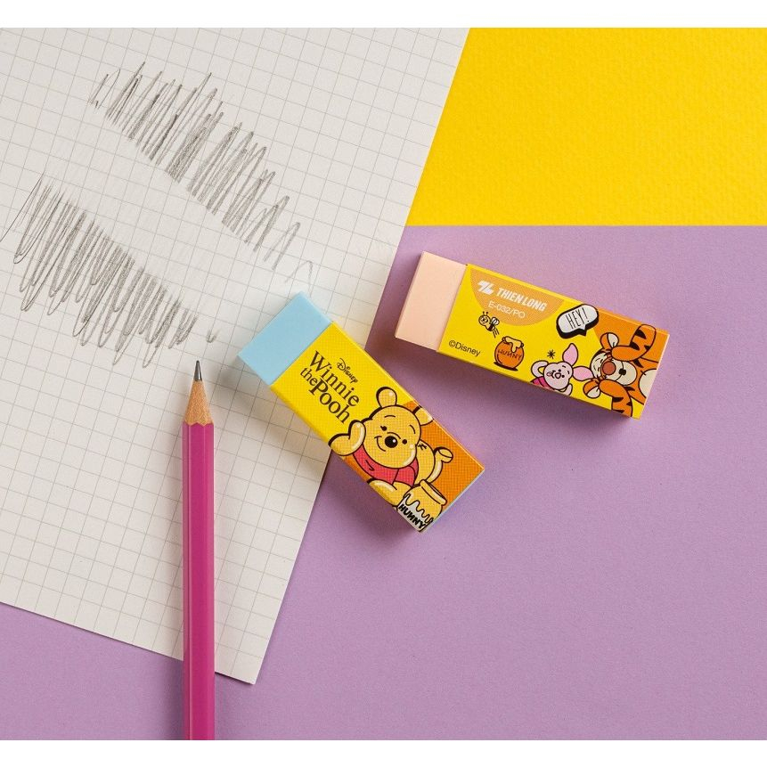 Gôm tẩy Trendy BlackPink Gấu Pooh Công chúa Ariel Disney / Tẩy chì Thiên Long E011 / E031 / E032 / E033