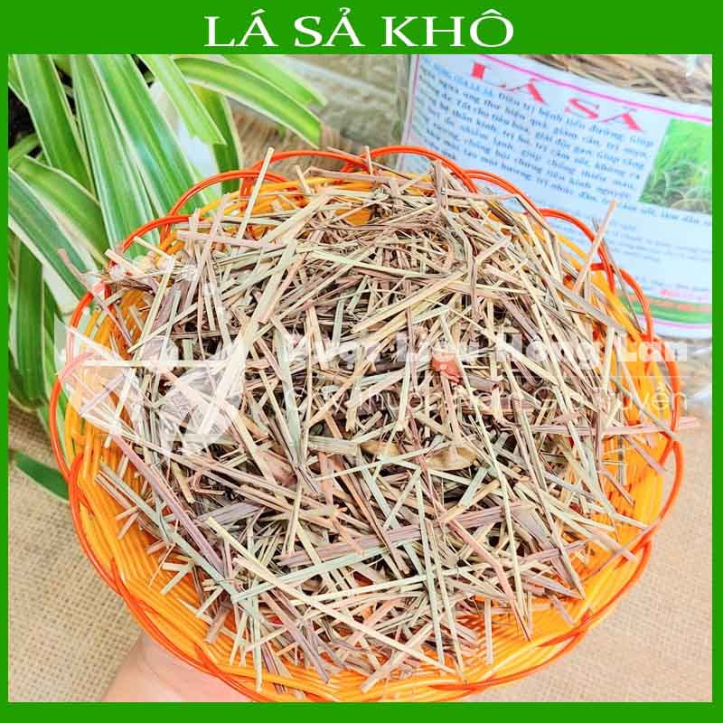Thảo dược LÁ SẢ khô sạch đóng gói 500gram - congtyduoclieuhonglan