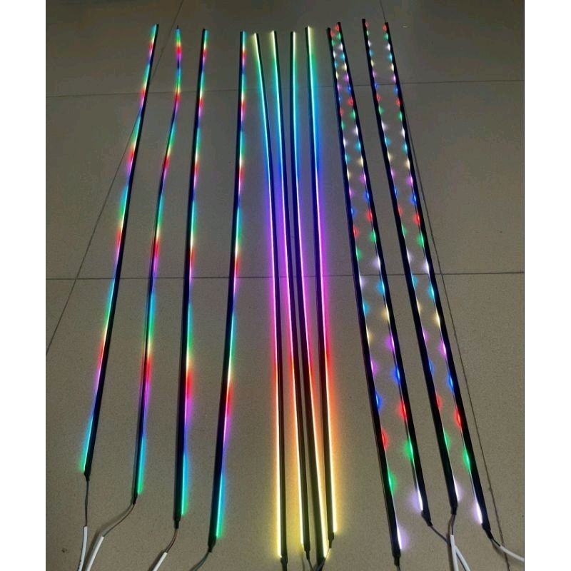 Led viền nội thất ô tô cao cấp V3 led hiệu ứng đổi màu và ma thật  tạo ra các  sóng ánh sáng đẹp mắt