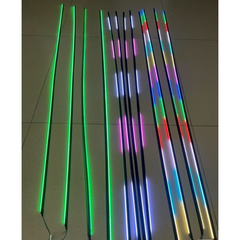 Led viền nội thất ô tô cao cấp V3 led hiệu ứng đổi màu và ma thật  tạo ra các  sóng ánh sáng đẹp mắt