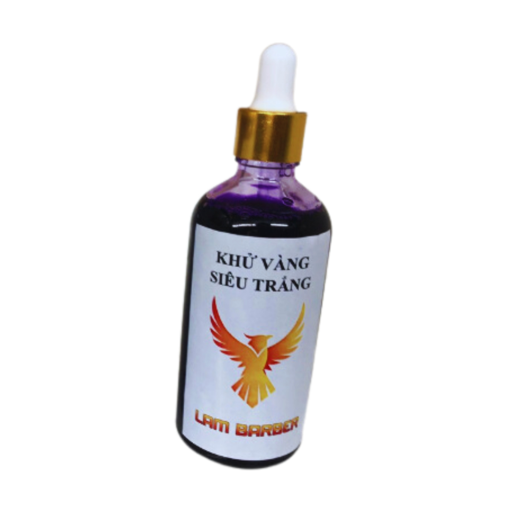 Tinh chất khử vàng siêu tốc siêu trắng barber POW Cho Salon 100ML baber
