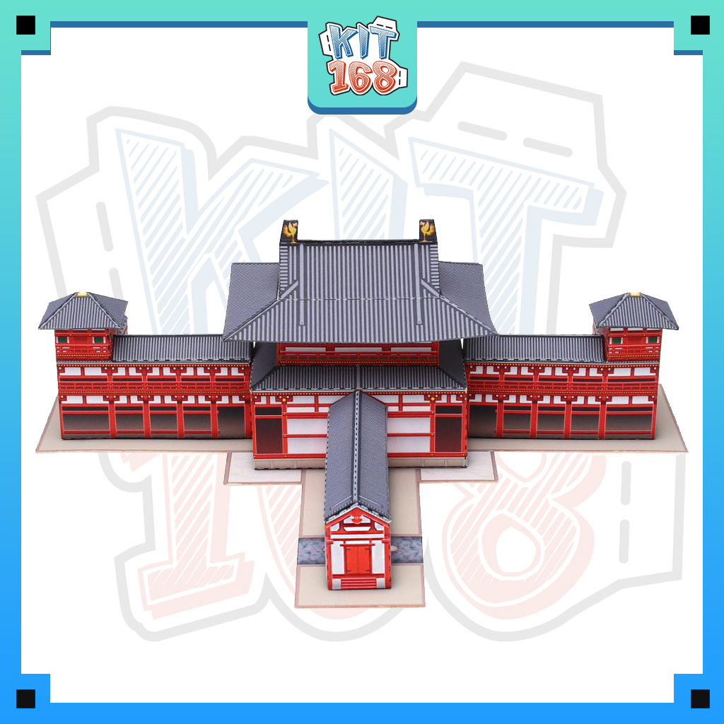 Mô hình giấy kiến trúc Byodoin Phoenix Hall Mini - Nhật Bản