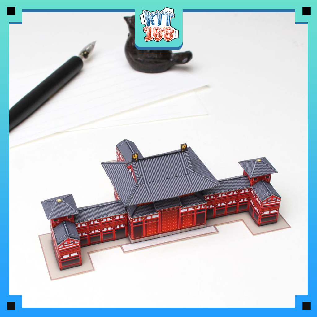 Mô hình giấy kiến trúc Byodoin Phoenix Hall Mini - Nhật Bản