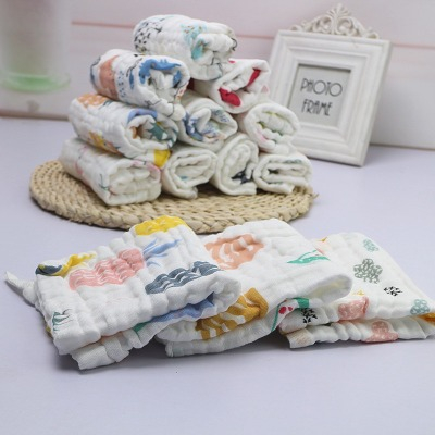 set 5 chiếc khăn sữa nhăn 6 lớp