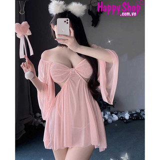 Váy ngủ trễ vai yêu kiều, khoét eo sexy TK4039