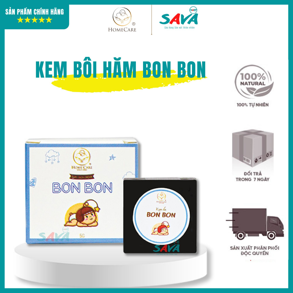 Kem Chống Hăm Em Bé Bon Bon An Toàn Cho Bé - Giảm Ngay Hăm Ngứa , Rôm Sảy Trên Da Bé