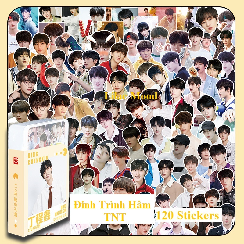 Hộp sticker TNT và các thành viên Hộp nhựa 120 miếng hình dán Sticker  Thời đại thiếu niên đoàn