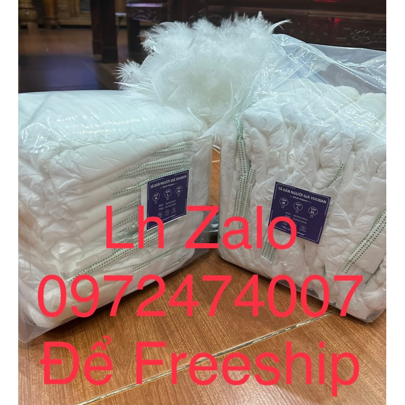 10 miếng tã dán người lớn Youban freesize 40 80kg0