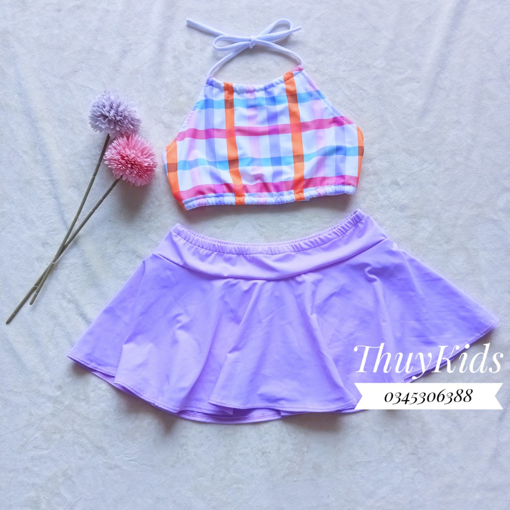 Áo tắm bé gái , đồ bơi hai mảnh, bikini đi biển.