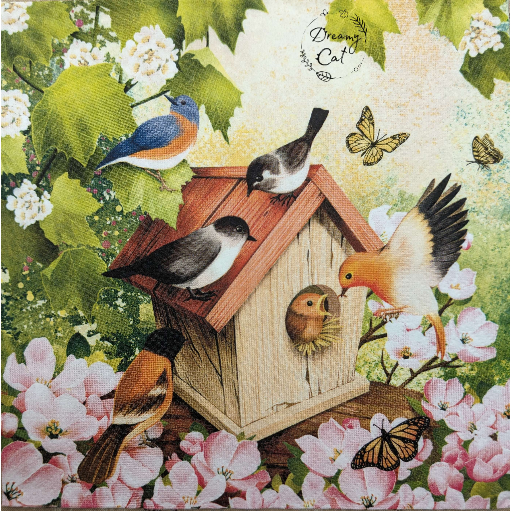 Khăn giấy in hình trang trí - Decoupage napkin - NAP-33-342