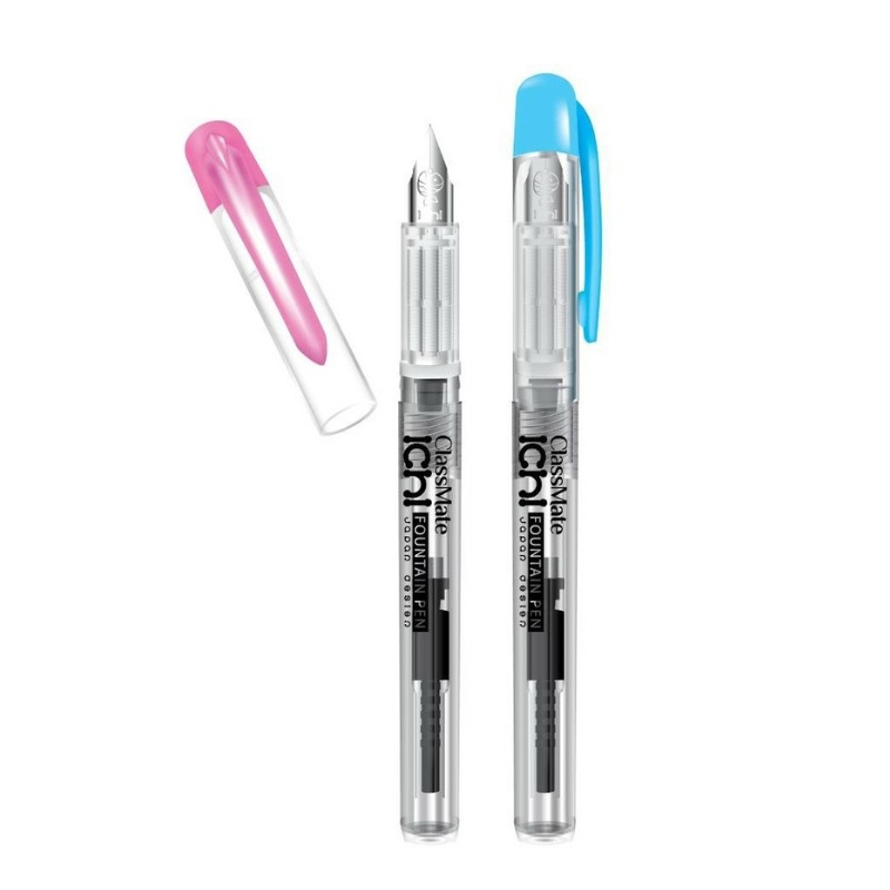 Bút máy CLASSMATE ICHI ngòi trơn CL-FP100 / Bút mực ngòi trơn FP100 kèm pitton + 2 ống mực