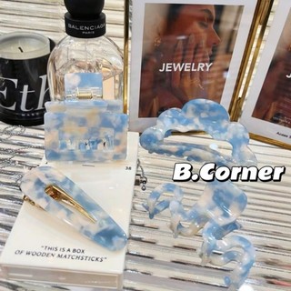 Kẹp Nhựa Gắp Tóc Mây Xanh - BCorner