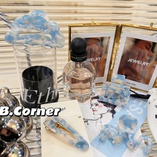 Kẹp Nhựa Gắp Tóc Mây Xanh - BCorner