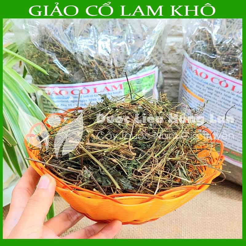 Thảo dược CÂY GIẢO CỔ LAM khô sạch đóng gói 500gram - congtyduoclieuhonglan