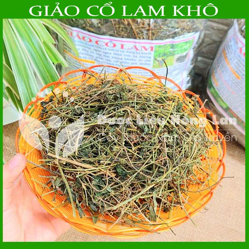 Thảo dược CÂY GIẢO CỔ LAM khô sạch đóng gói 500gram - congtyduoclieuhonglan