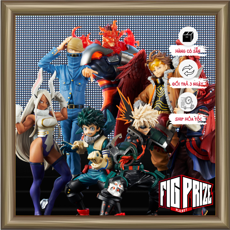 Mô hình Endeavor Hawks Jeanist Edge Shot Mirko Deku Bakugo The Top 5 Set My Hero Academia Ichiban Kuji - BANDAI NAMCO