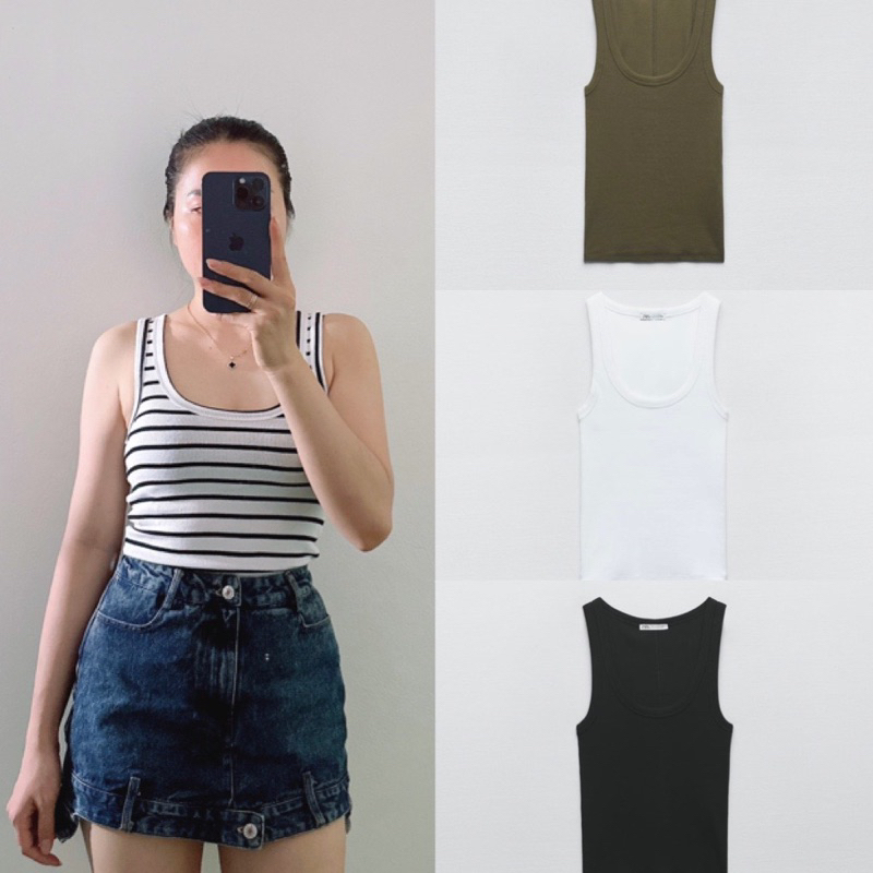 Áo tanktop ba lỗ zara
