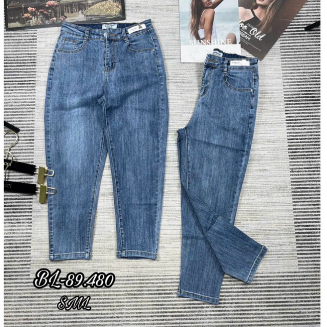 Quần jeans boyfriend nữ đẹp, quần jean lỡ